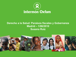PARAÍSOS FISCALES - Action for Global Health