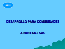 Aruntani - Ministerio de Energía y Minas