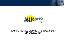 Día Solidario de Unión Fenosa (Power Point) (castellano)