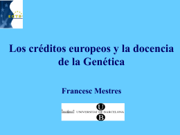 3. - Sociedad Española de Genética
