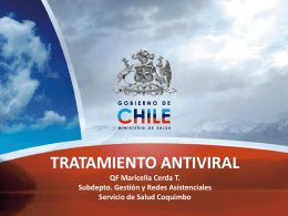 tratamiento aniviral.. - Servicio de Salud Coquimbo