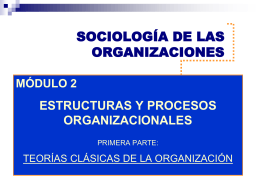 modulo - sociología de las organizaciones