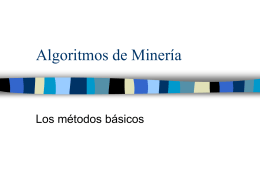 Algoritmos de Minería