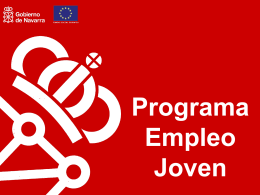 Programa de Empleo Joven en Navarra