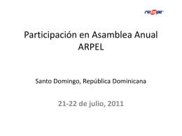 Informe asamblea anual ARPEL-Julio 2011 (2)