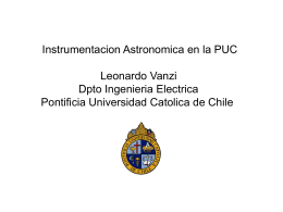 Astronomical Instrumentation at PUC