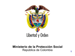 Previ - Atep Ministerio de la Protección Social
