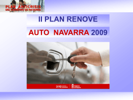 Plan Renove Auto Navarra 2009