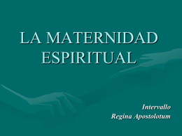 La Maternidad Espiritual - Las Hijas de la Caridad en Perú