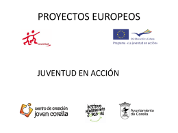PROYECTOS EUROPEOS - Ayuntamiento de Corella