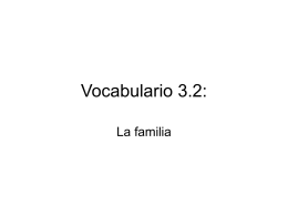 Vocabulario 3.1 - Mounds View School Websites