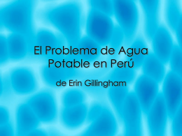 Proyecto - Agua-Problema-en-Peru