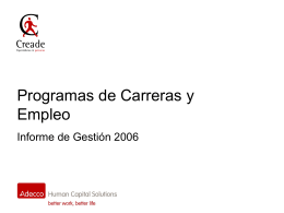 Informe de Gestión 2006