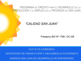 Presentacion ASDI - Agencia Calidad San Juan
