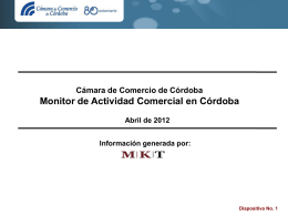 descargar informe - Cámara de Comercio de Córdoba