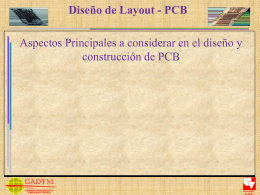 Diseño de Layouts en PCB`s