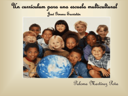 Un currículum para una escuela multicultural