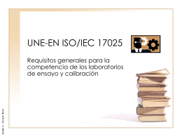 UNE-EN ISO/IEC 17025 - Jaime J. Fornet Ruiz