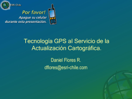 Tecnología GPS para la administración de Infraestructura.