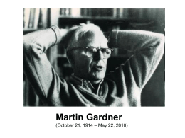 ¡Ajá! Paradojas de Martin Gardner