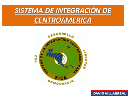 sistema de integración de centroamerica