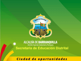 secretaria de educacion distrital