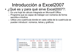 Diapositivas_Hoja de Calculo Excel 2007