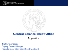 Central Balance Sheet Office