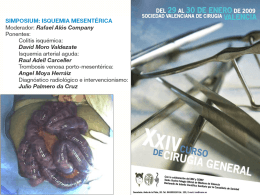 Casos clínicos - Sociedad Valenciana de Cirugía