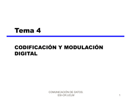 Codificación y modulación digital