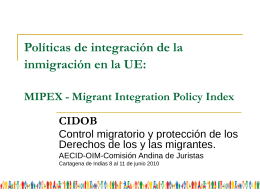 MIPEX-Migrant Integration Policy Index