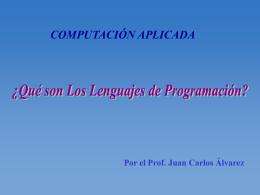 Lenguajes de Programación  - UCAB