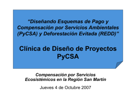 Clinica de Diseño de Proyectos PyCSA