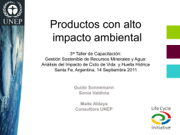 2. Productos con alto impacto ambiental_Valdivia_Aldaya 2011