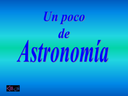 Presentación de Astronomía Espectacular.