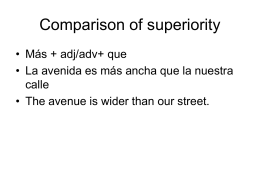 Comparison of superiority