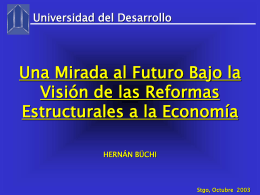 ver intervención Sr. Hernán Büchi, ex ministro de Hacienda