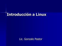 Entrando a Linux - A/P. Prof. Ignacio Lasalvia