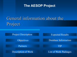General information about the project