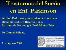 Cefalea y Sueño - Sociedad de Neurología del Uruguay