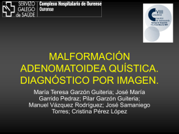 malformación adenomatoidea quística. diagnóstico por imagen.