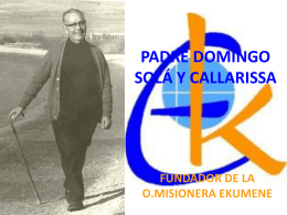 P.DOMINGO SOLÁ Y CALLARISSA