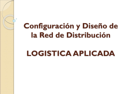Diseño de la Red de Distribución