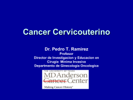 Cancer Cervicouterino - MD Anderson Cancer Center