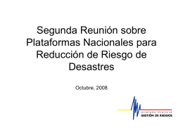 Plataforma Nacional Ecuador (in Spanish) [ppt