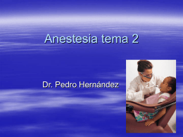 Anestesia tema 2