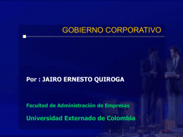gobierno corporativo - Consejo Profesional de Administración