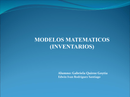 Modelo Matematico Gaby y Edwin - MM2011A
