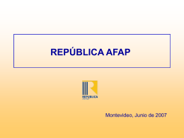 Presentación de República AFAP sobre el