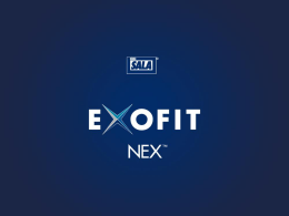 Presentación en PowerPoint de EXOFIT NEX